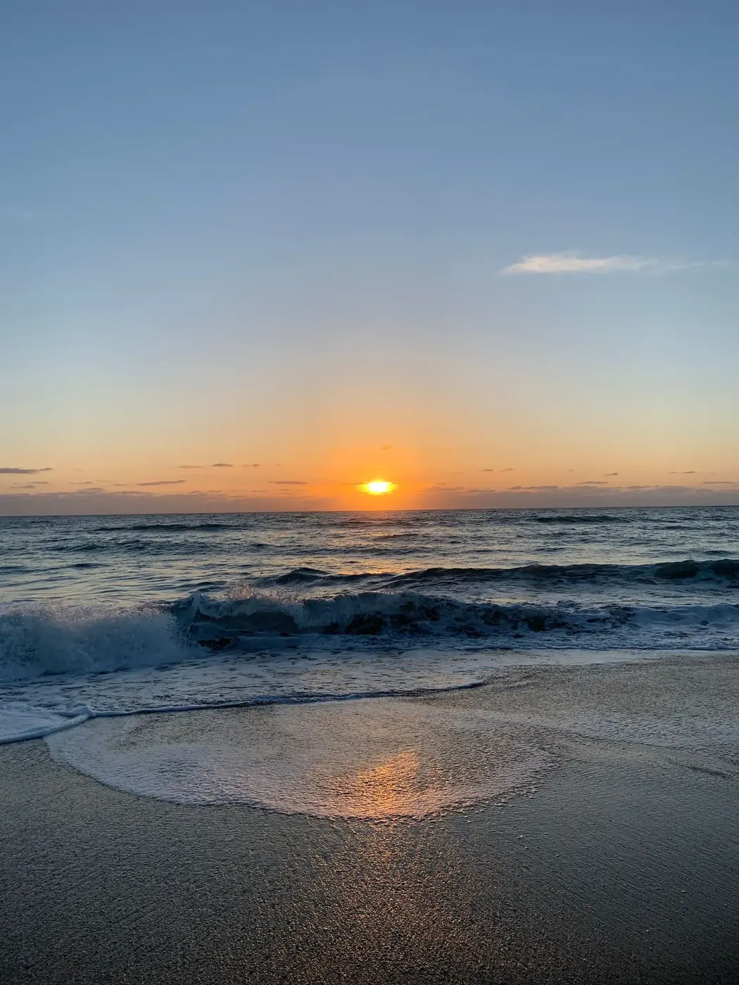 Sunrise over the Atlantic at Jensen Beach